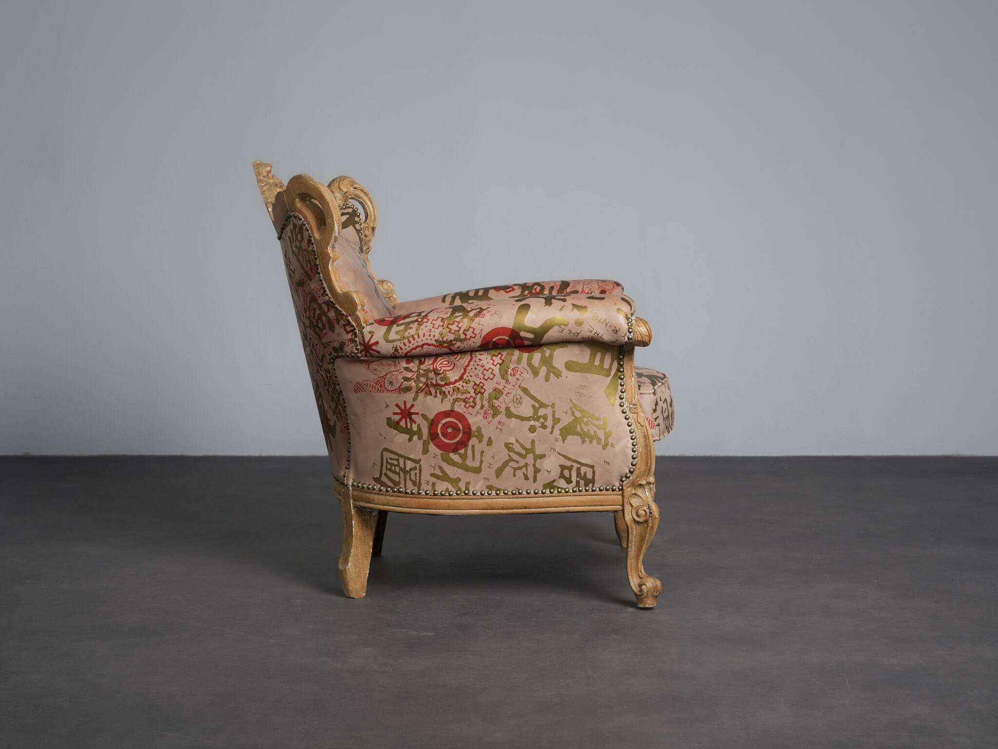 Pair of Baroque armchairs by The People of the Labyrinths, Netherlands, 2000s