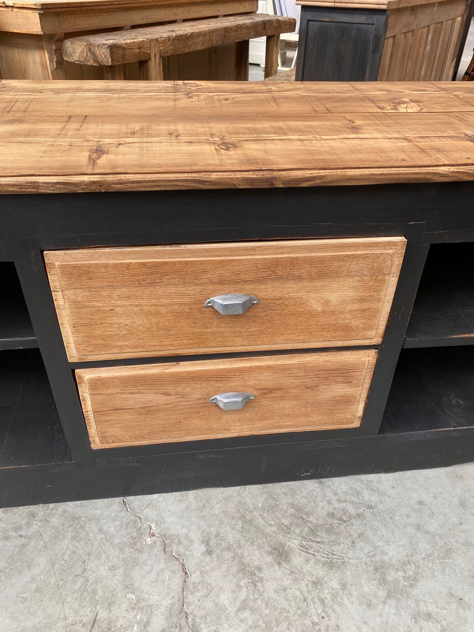 Patinated trading post