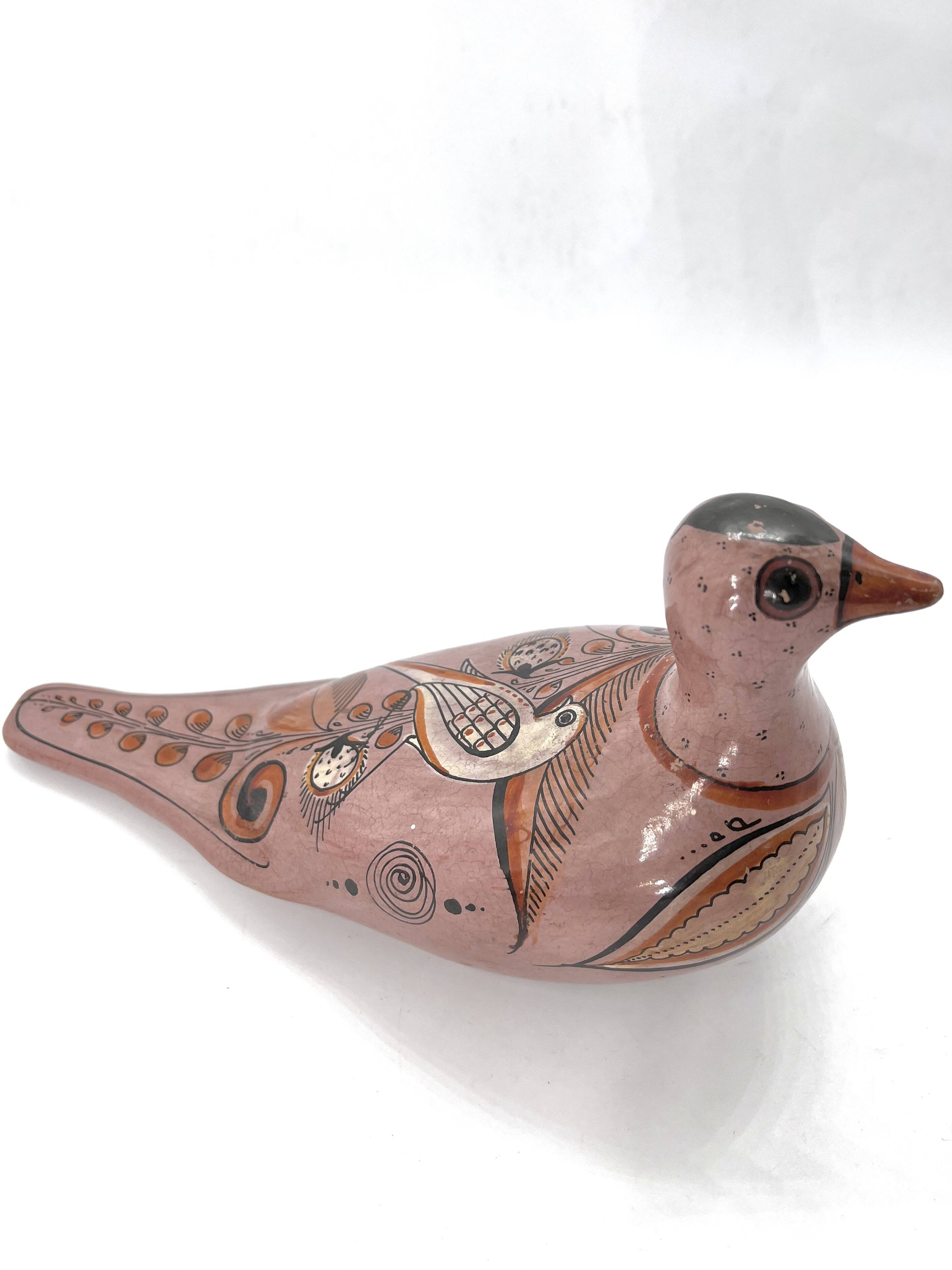 Bird Mexico vintage Mexican ceramic