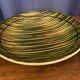 Large ceramic dish from the 60s vintage green and yellow tones st clement earthenware