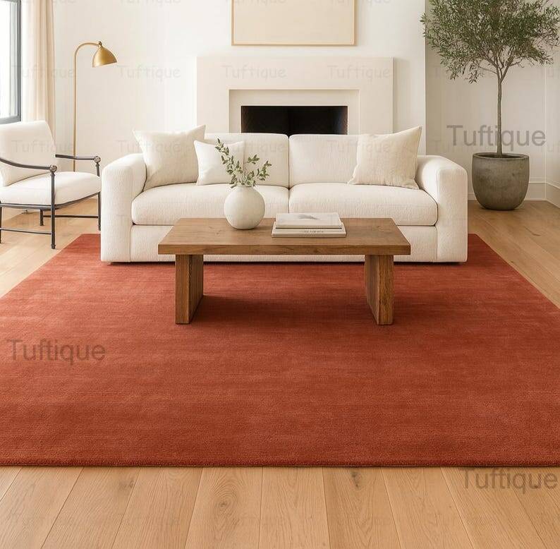 Hand tufted wool rug 250/150cm