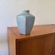 Sky blue ceramic Art Deco vase
