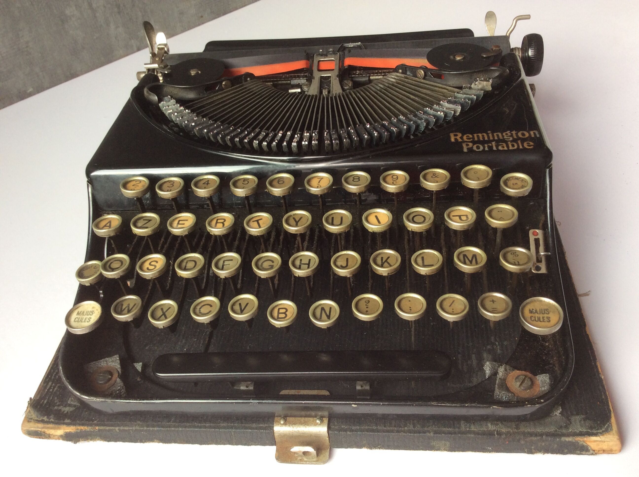 Machine à écrire ancienne Remington portable 1935-n°3