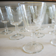 Service de 33 verres à pied et carafe