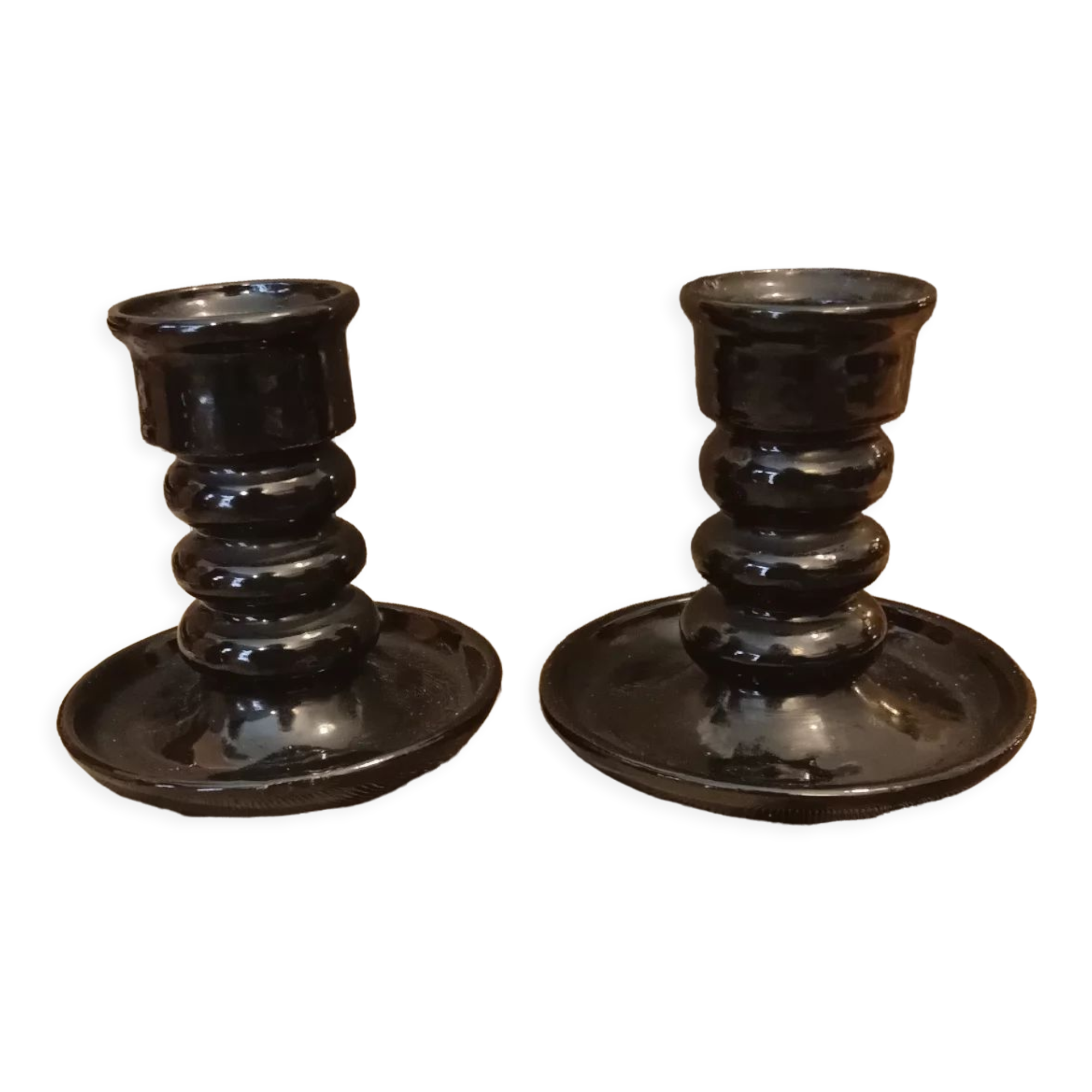 Jean Garillon art deco candle holders