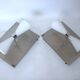 A pair of modern herstal wall lamps from the 2000s - stylish lighting for m