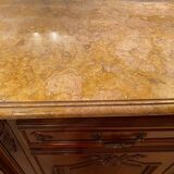 Louis XV low sideboard marble top