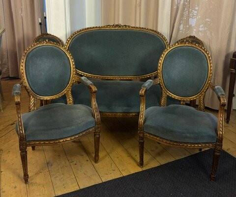 Salon of 5 pieces in Louis XVI style