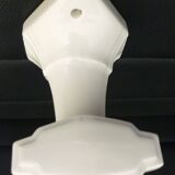 Set of 4 coat hooks, antique porcelain coat rack, art deco circa 1920