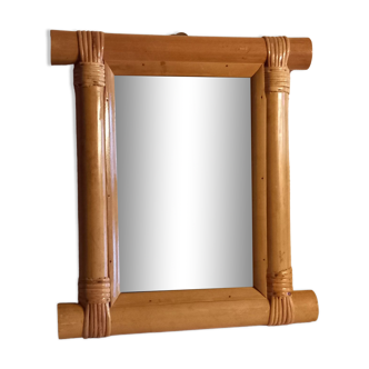 Bamboo mirror from the 70s