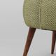 Up to Six Charming Zigzag Midcentury Stools, Pouf, Ottoman, Footstools, 1950s