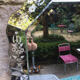 Octagonal Venetian mirror 89 x 68 cm