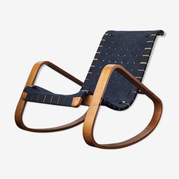 Dondolo rocking chair by Luigi Crassevig for Crassevig, Italy 1970s.