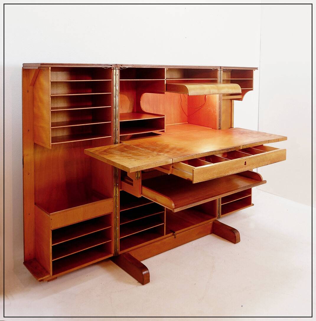 Mid-Century Magic Box Desk by Mummenthaler & Meier, Switzerland, 1955