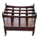 Vintage 19th-century Canterbury magazine rack made of solid wood.