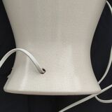 Vintage Kostka table lamp in cracked ceramic without lampshade, France 1960-1970