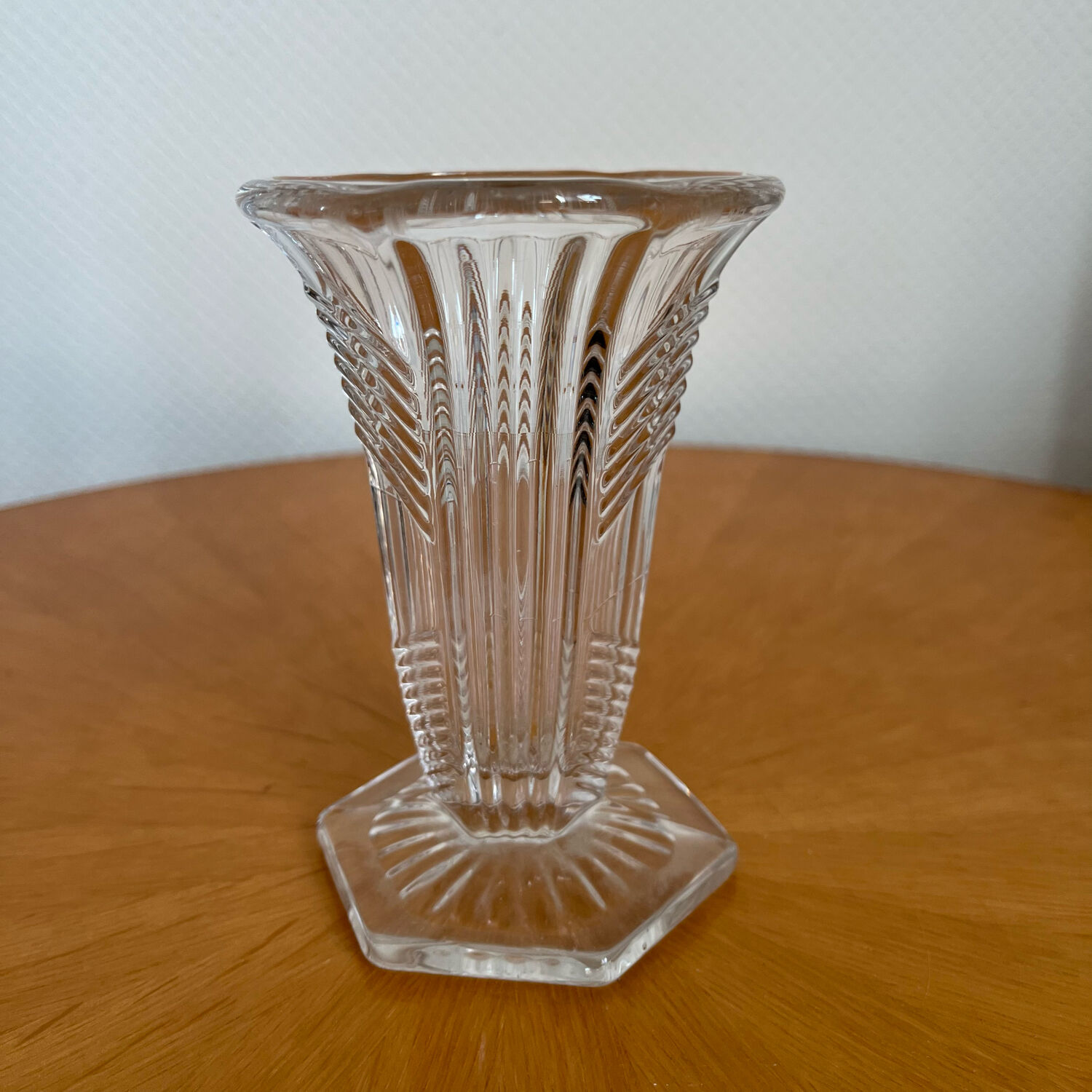 Vase Art Déco en verre