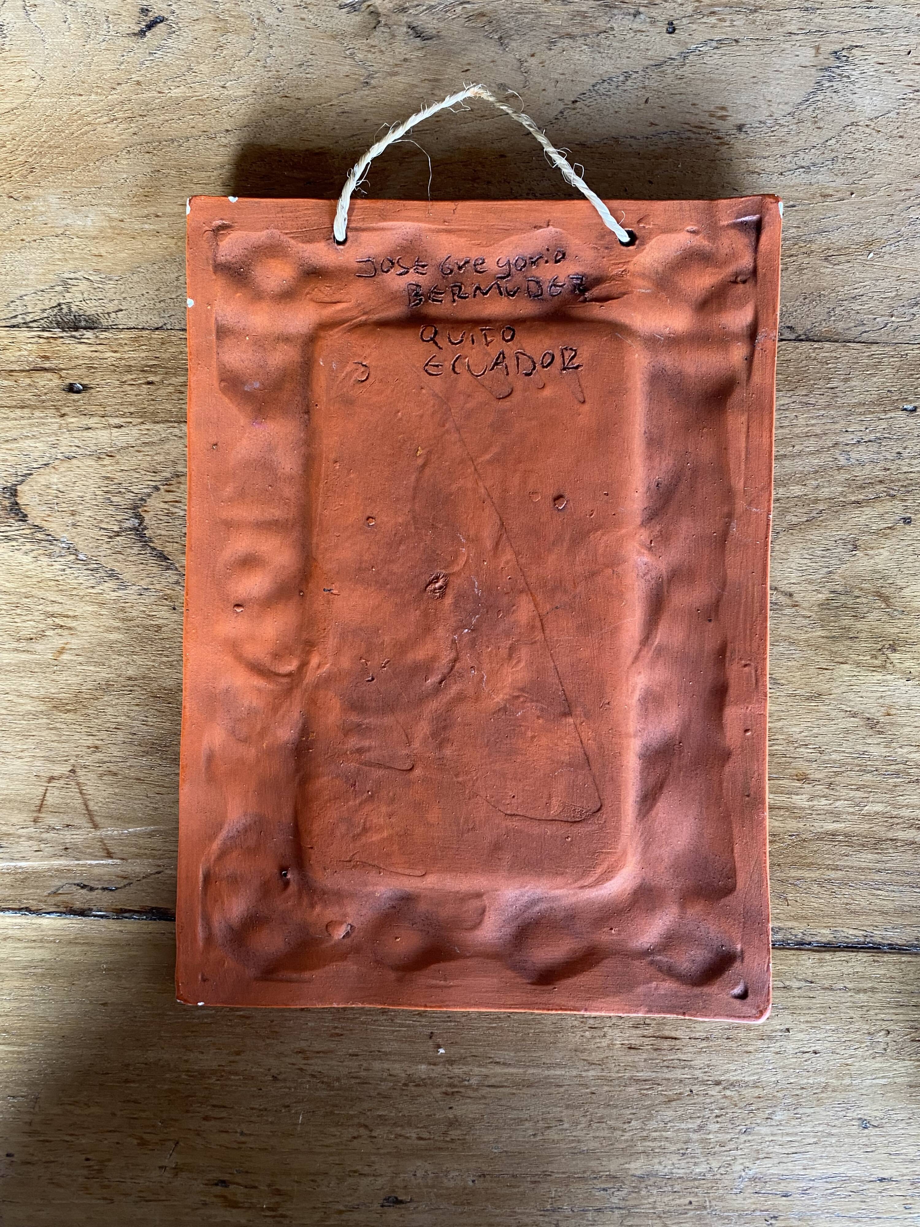 Miroir céramique artisanal