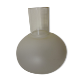 Clear and frosted glass lampshade
