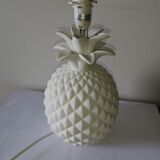 Pineapple lamp in white biscuit
