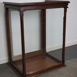 Mahogany showcase late nineteenth century