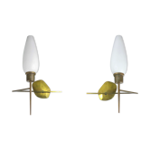 Pair of modernist sconces, 1950