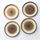Set of 4 vintage desert plates by Longchamp