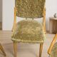 Bentwood dining chairs set of 4, retro beech wood & olive velour, TON 1960s–1970s, Czechoslovakia