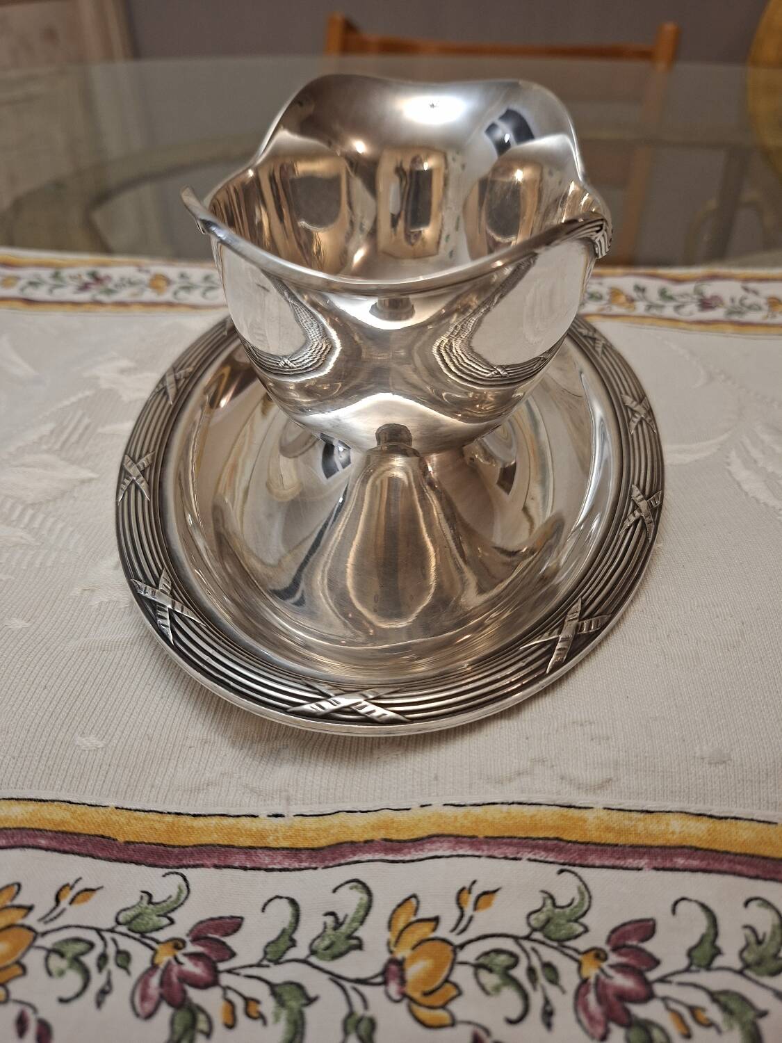 Christofle sauce boat