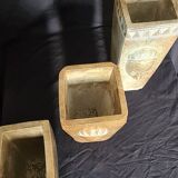 Set de 3 vases en pierre de Mbigou