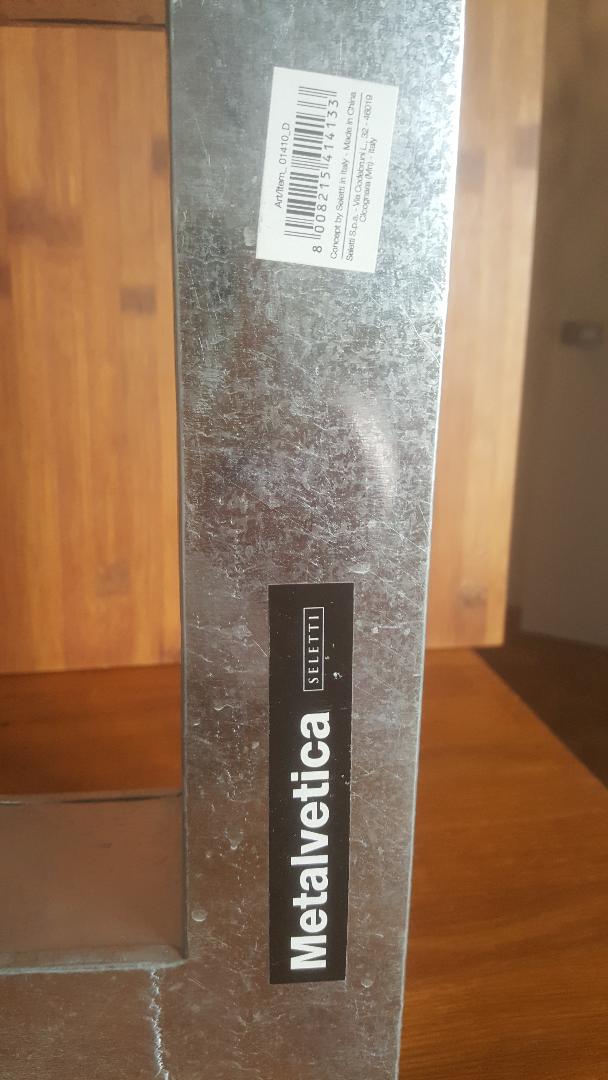 Letter D Metalvetica Seletti 35 cm Industrial style