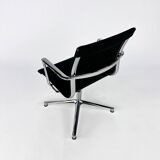 Italian design icf una 708lc aluminium desk chairs, 2000s