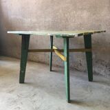 Vintage patinated garden table