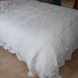White crochet bedspread