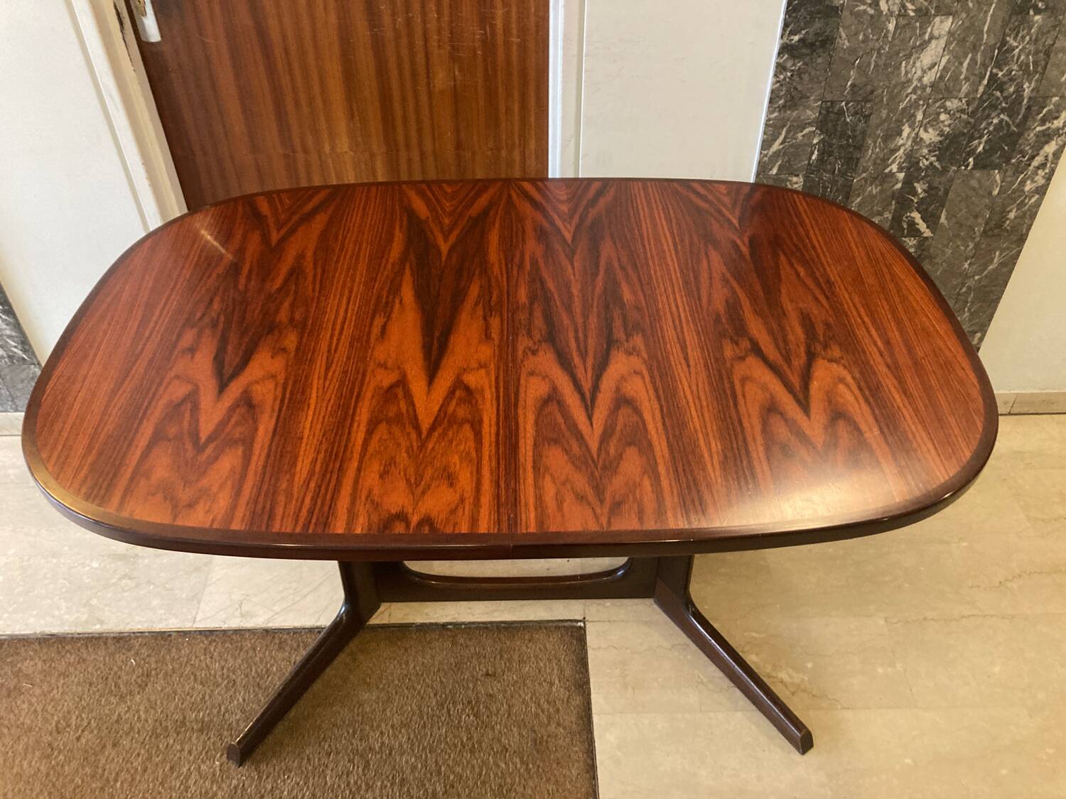 Gude mobelfabrik dining table 6/10 people 1970s