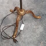 Lampe sur pied en laiton.