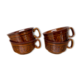 Set of 4 bistro cups