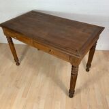 Farmhouse table louis Philippe style desk in oak