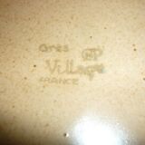 Large plate Ø 28 in CNP Village stoneware