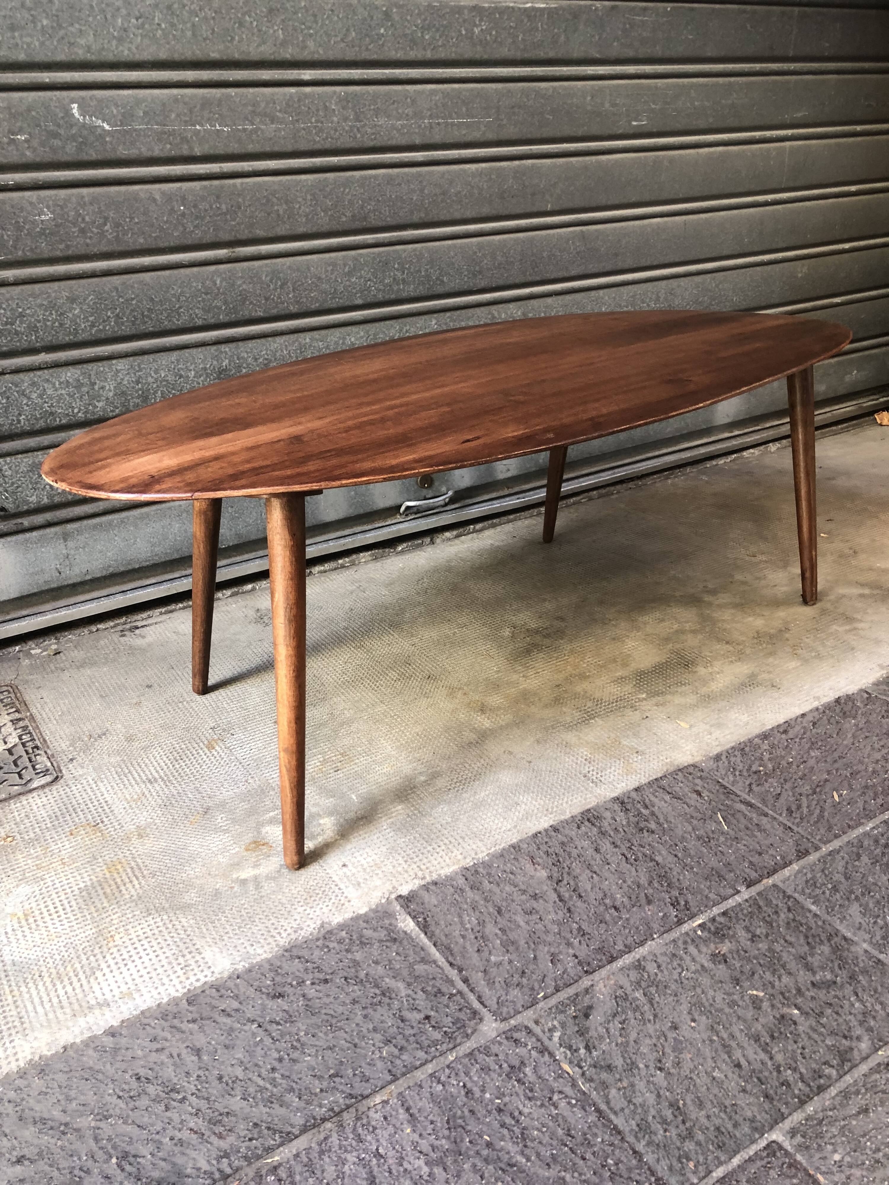 Scandinavian teak coffee table 1960s
