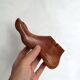 Cendrier pied en bois sculpté