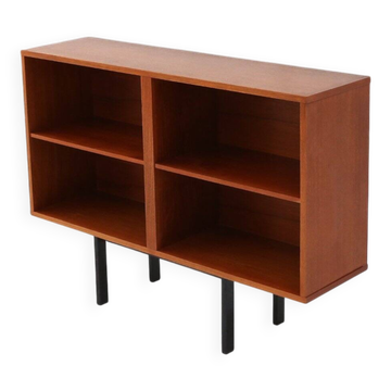 Cabinet ou bibliothèque en teck belge des années 1960.