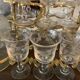 Complete liquor cellar Napoleon III Marquetry boulle Antique box