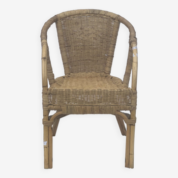 Fauteuil en osier