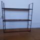 Modular shelf Tomado String metal wood