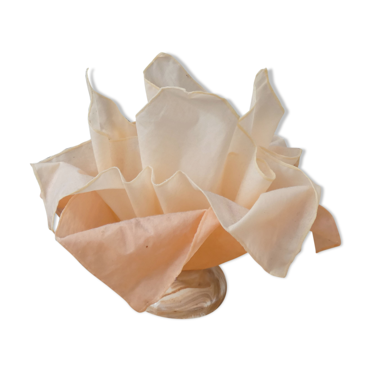 Vintage pink draped lamp jannalights