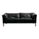 Canapé en cuir danois par Nielsen, années 1970
