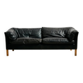 Danish Leather Sofa by Nielsen, 1970s