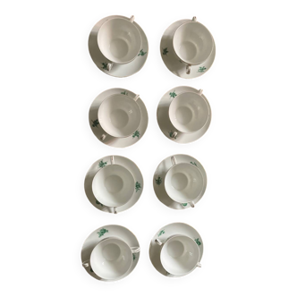 Polish porcelain cups and saucers