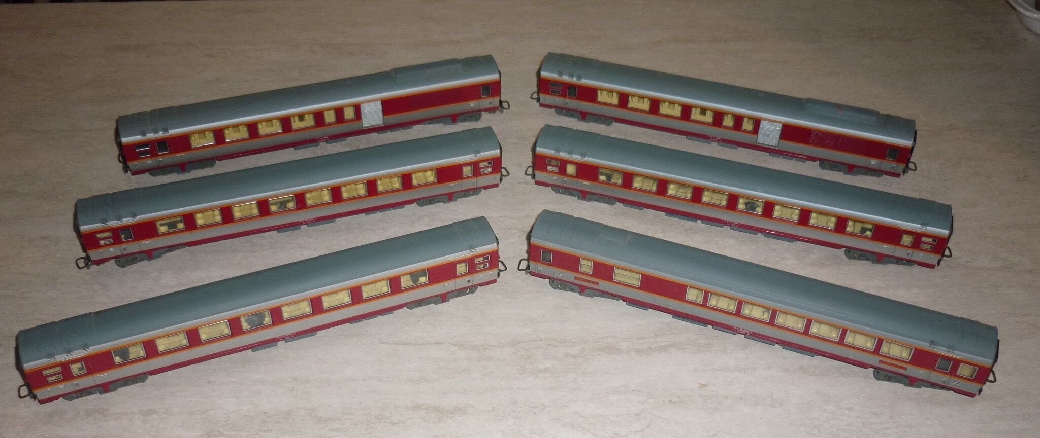 Passenger train Jouef France of the 60s-70s